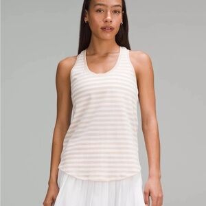 lululemon Love Tank Top True Stripe - Tan